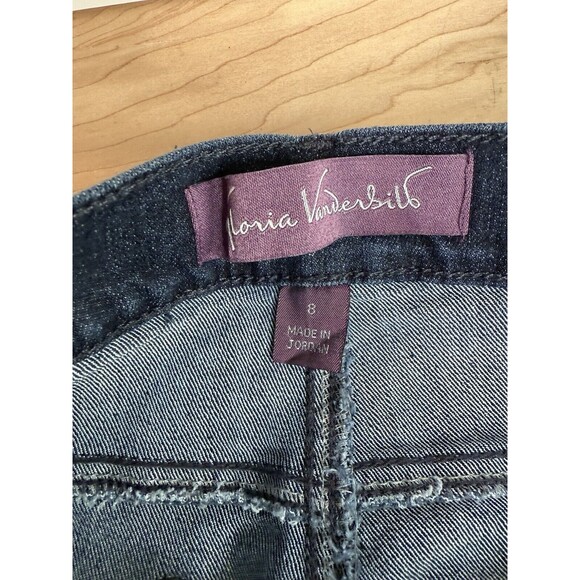 Gloria Vanderbilt Blue Amanda The Original Slimming Jean. Size 8 NWT - Picture 7 of 9